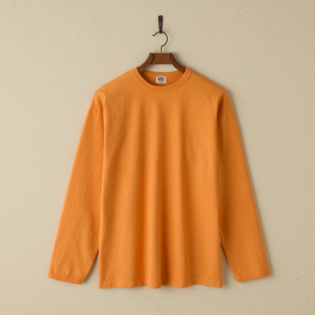 lot.58001 "STAND WHEEL" H/W LONG SLEEVE Tee<FADE ORANGE>