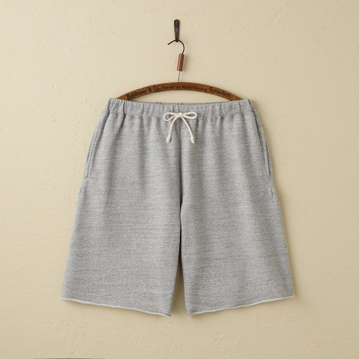 lot.84002 SWEAT SHORT PANTS (HEATHER GRAY)