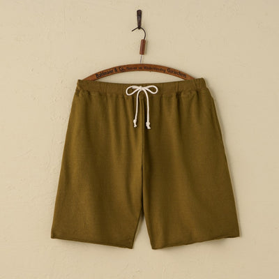 lot.84002 SWEAT SHORT PANTS (KHAKI)