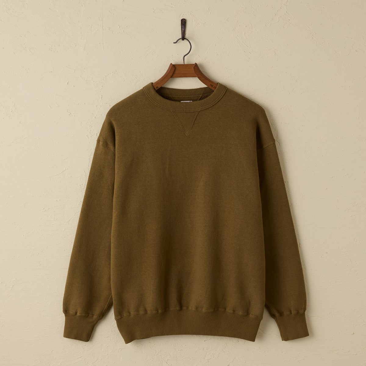 lot.86001 "LOOP WHEEL”SWEAT SHIRTS<KHAKI>