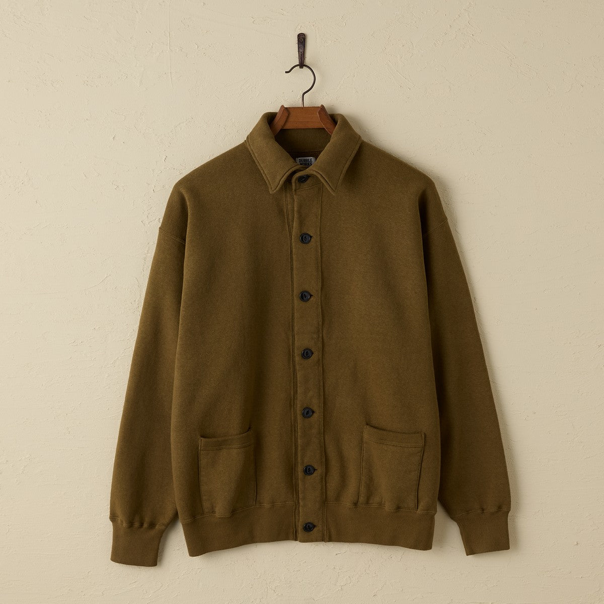lot.86016 "LOOP WHEEL”SWEAT JACKET<KHAKI>