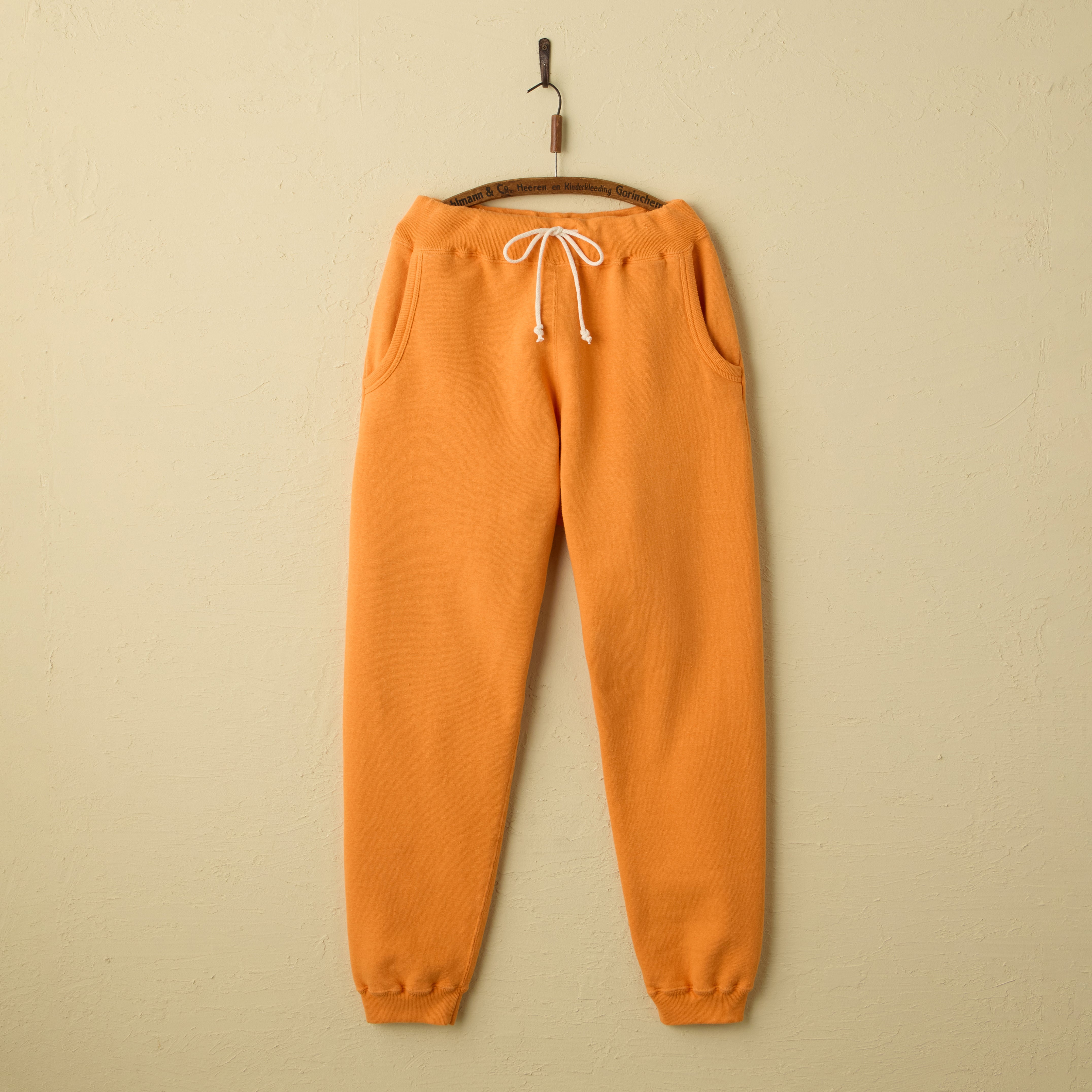 lot.87006 "LOOP WHEEL”SWEAT PANTS<FADE ORANGE>