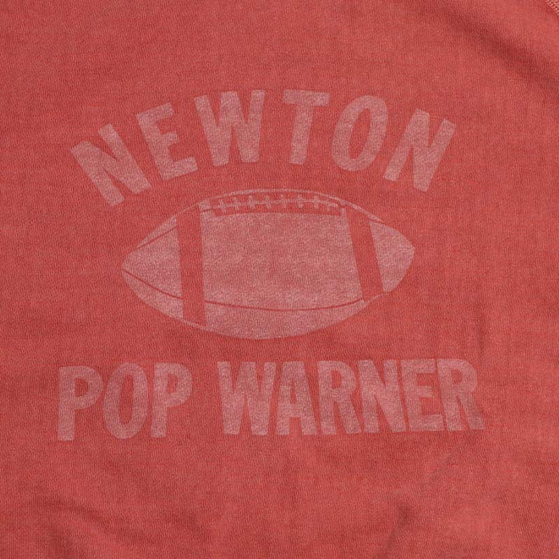 lot.83003-02 "NEWTON POP WARNER"FADED PRINTS SWEAT SHIRTS<PD.RED>