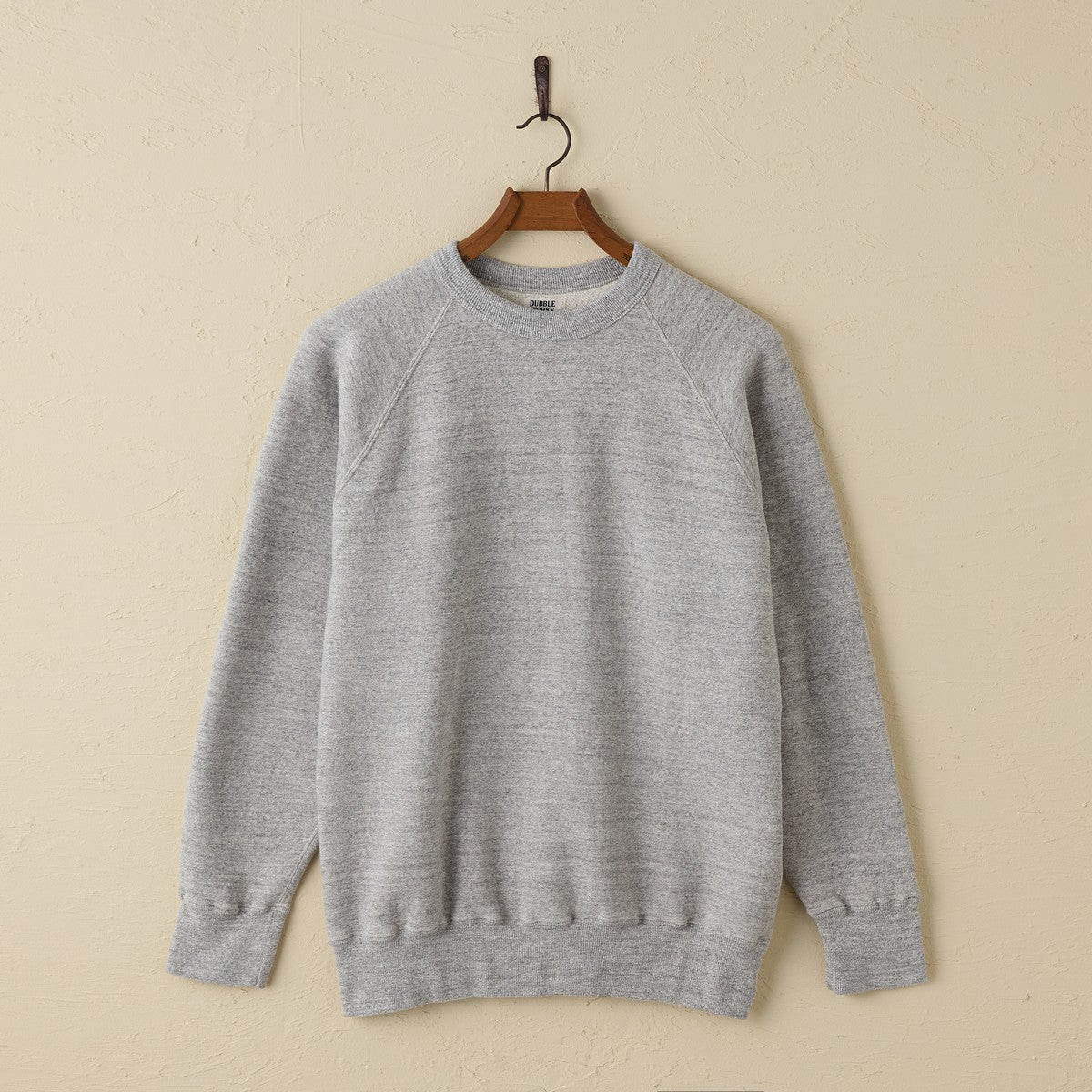 lot.86019 "LOOP WHEEL”RAGLAN SWEATSHIRT<HEATHER GREY>