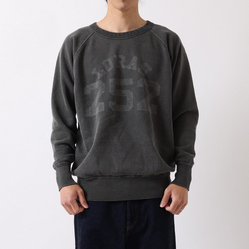 lot.83003-03 "ILION"FADED PRINTS SWEAT SHIRTS<PD.RED>