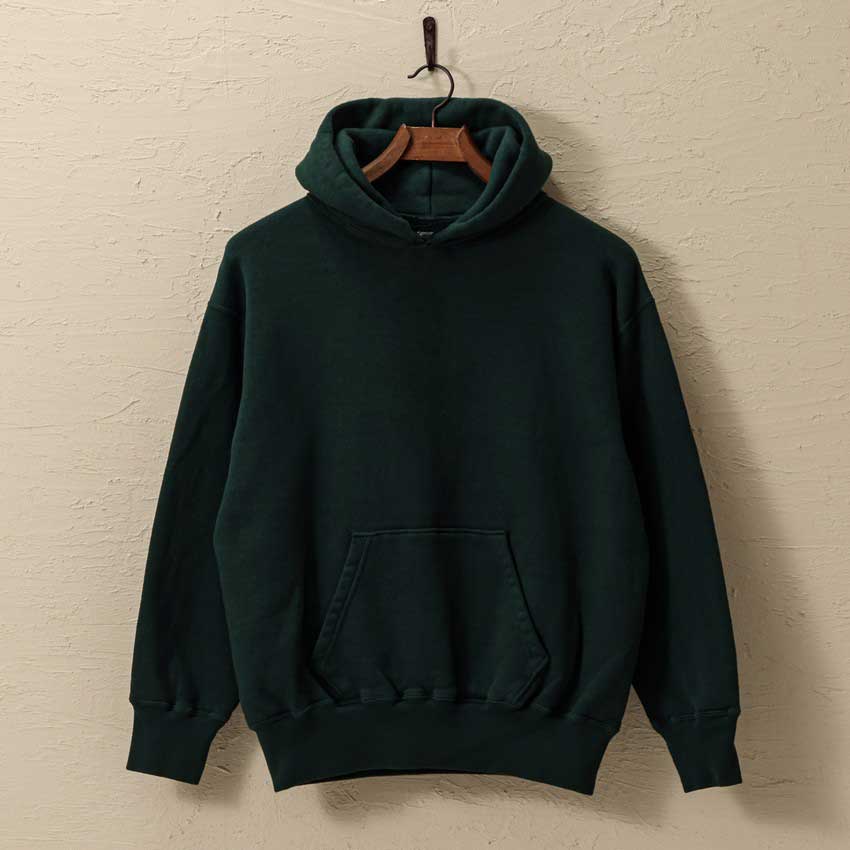 lot.86002 "LOOP WHEEL”SWEAT HOODIE<GREEN>