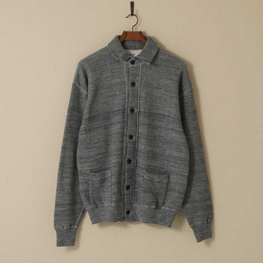 lot.86016 "LOOP WHEEL”SWEAT JACKET<HEATHER CHARCOAL>