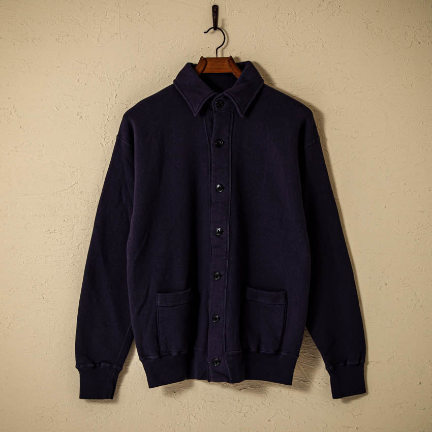 lot.86016 "LOOP WHEEL" SWEAT JACKET<navy></navy>