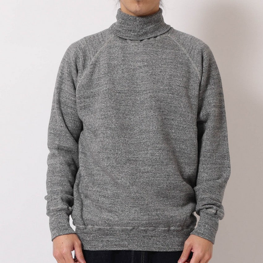 lot.86013 "LOOP WHEEL”TURTLENECK SWEAT SHIRTS<FADE ORANGE>