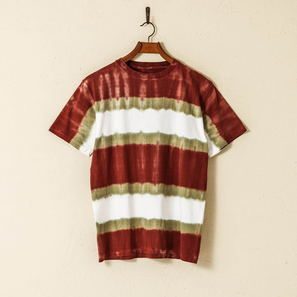 lot.33005TB SHORT SLEEVE TIE DYE BORDER Tee<brick></brick>