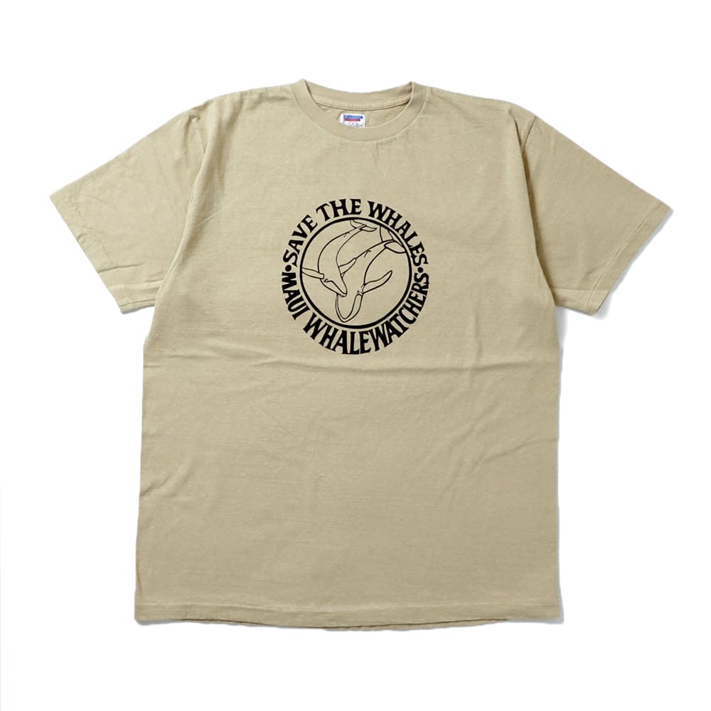 Printed Tee【SAVE THE WHALES】_EGG