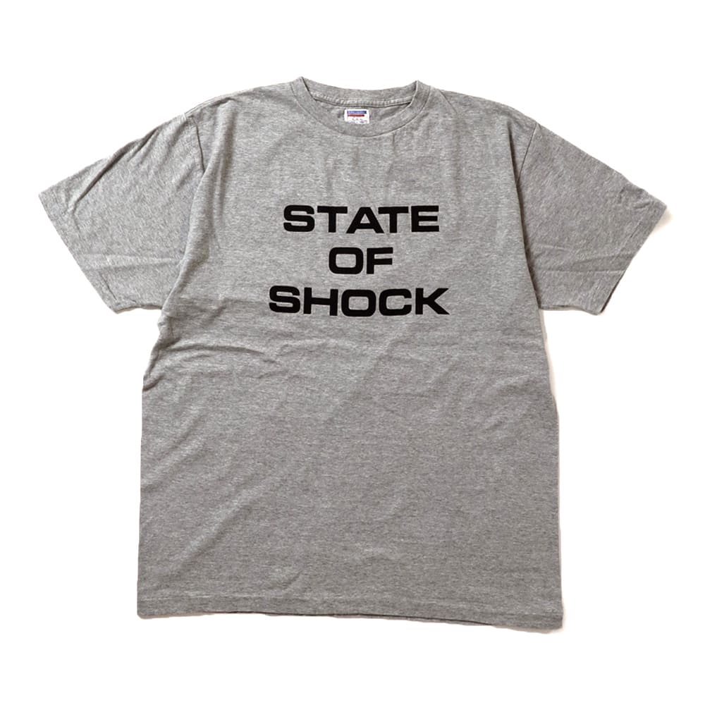 Printed Tee【STATE OF SHOCK】_HEATHER GREY
