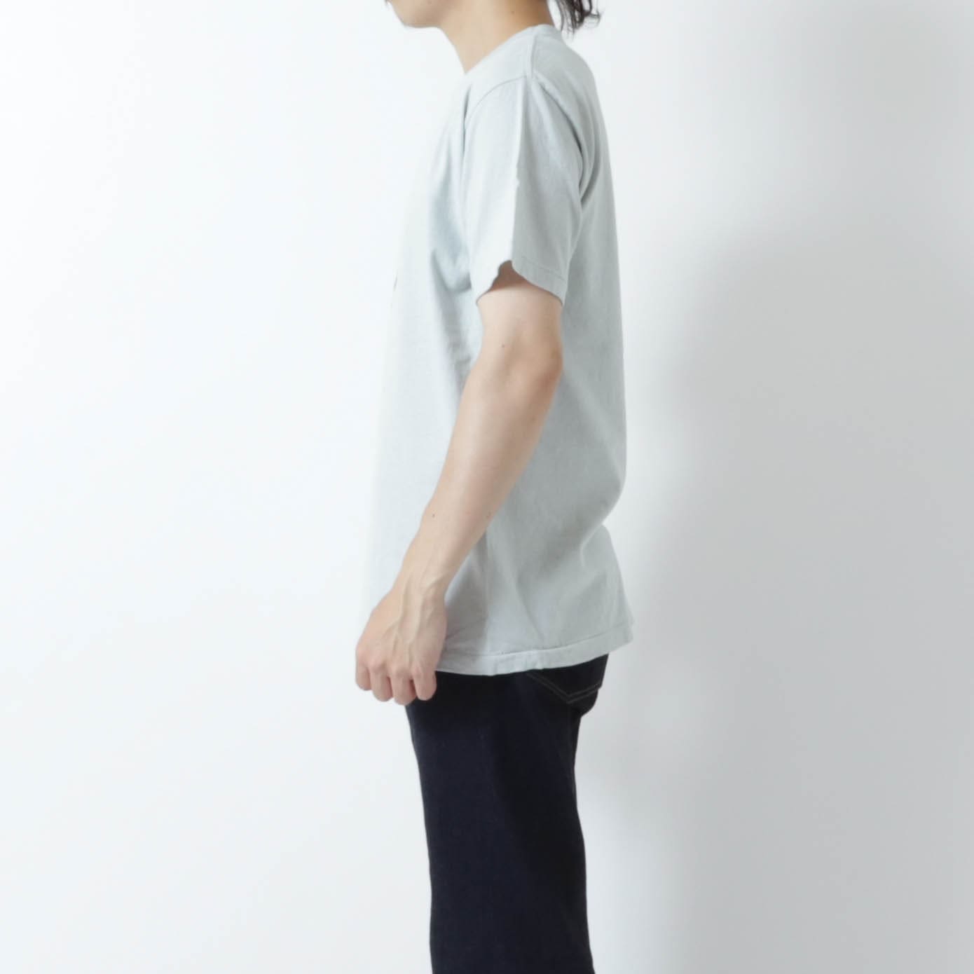 Printed Tee【I ONLY PARTY】_HEATHER GRAY 