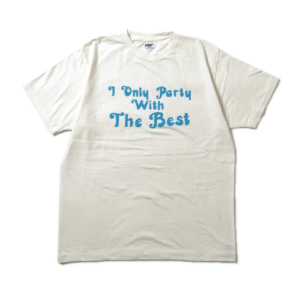 Printed Tee【I ONLY PARTY】_OFF WHITE